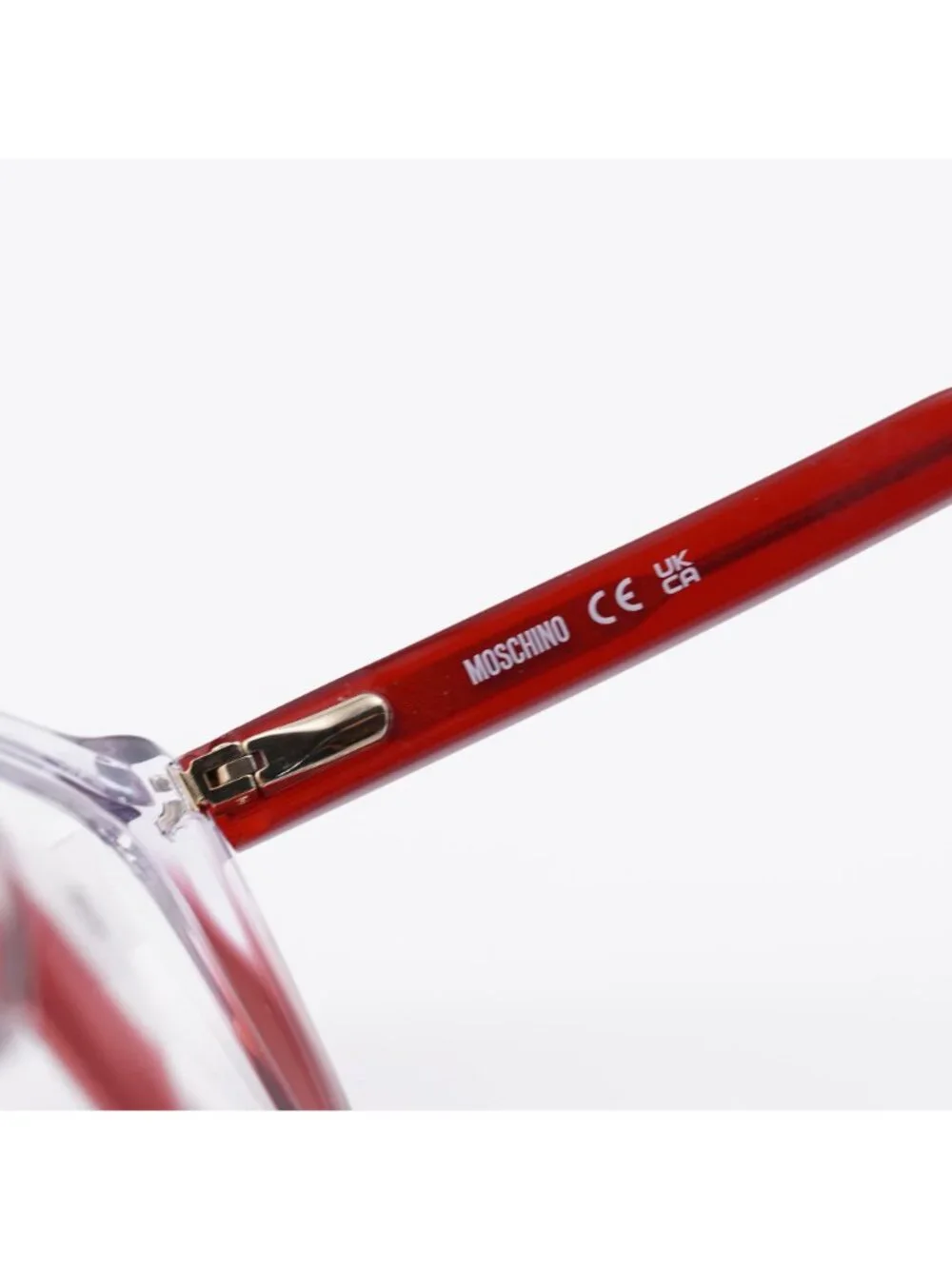 Moschino MOS603 06XQ 00 Eyeglasses Red 52mm Butterfly Frame